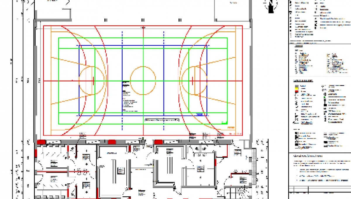 Abb. Umbau Sporthalle Klein Berßen